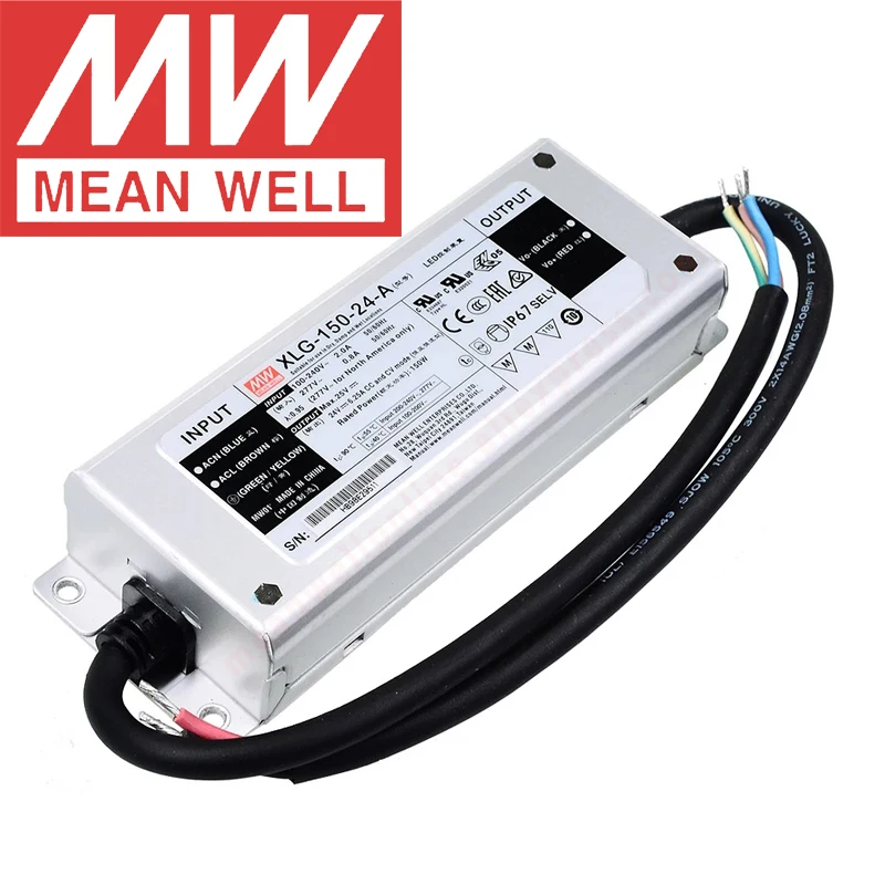 Mean Well XLG-150 Series Skyscraper/Street lighting meanwell 150W Constant Voltage/Constant Current/Constant power LED Driver |