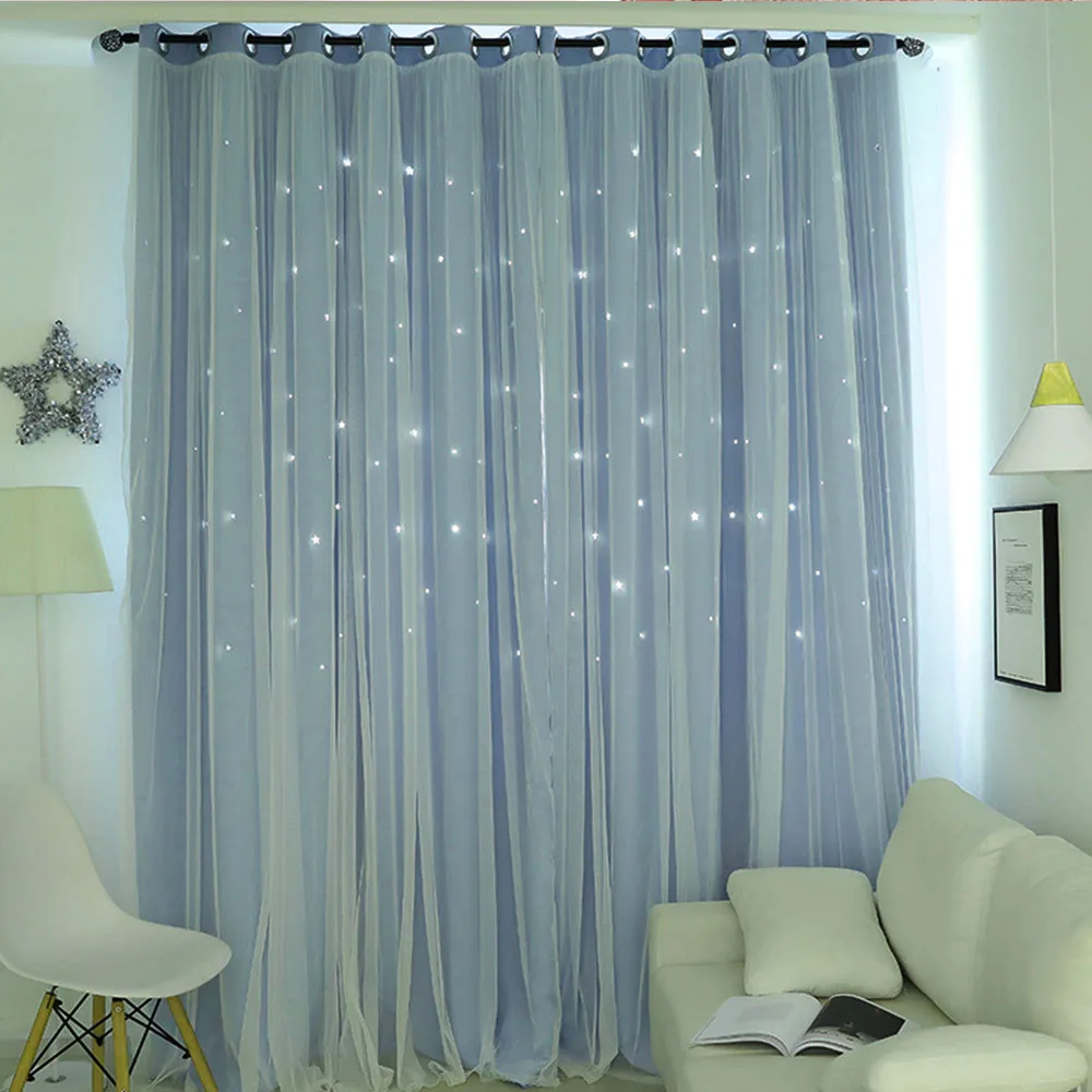 Tende oscuranti da Ragazza Moderne e semplici a Doppio Strato Rosa, Adatte per Tende oscuranti per Camera da Letto/Soggiorno, Resistenti, 1 Pezzo,Rosso,W250XH270CM Hole