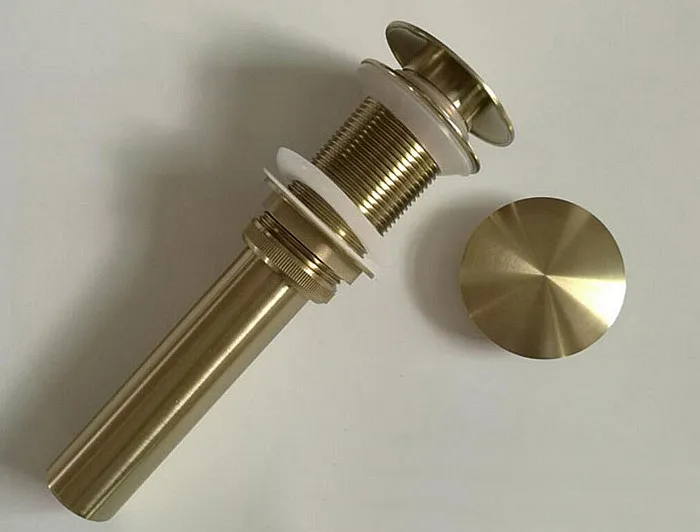 kitchen faucet sale Bathroom Faucet Brushed Gold Bathroom Basin Faucet Cold And Hot Sink Mixer Sink Tap Single Handle Deck Mounted Water Tap pantry cabinet