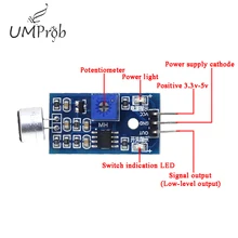 10 шт./лот умный робот Вертолет Самолет умный автомобиль 3Pin голосовой звук обнаружения сенсор модуль для arduino Diy Kit