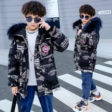 Новая куртка для сноубординга, детская водонепроницаемая верхняя одежда, куртка для катания на лыжах для мальчиков, водонепроницаемая одежда для катания на лыжах-30 градусов