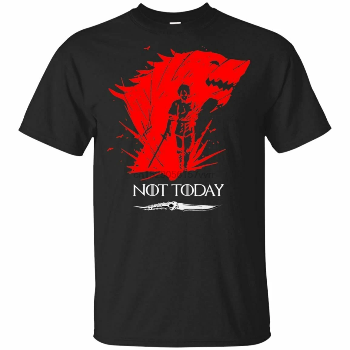 Футболка Not Today Death Valyrian Dagger No One футболка с коротким рукавом S 5XL| |