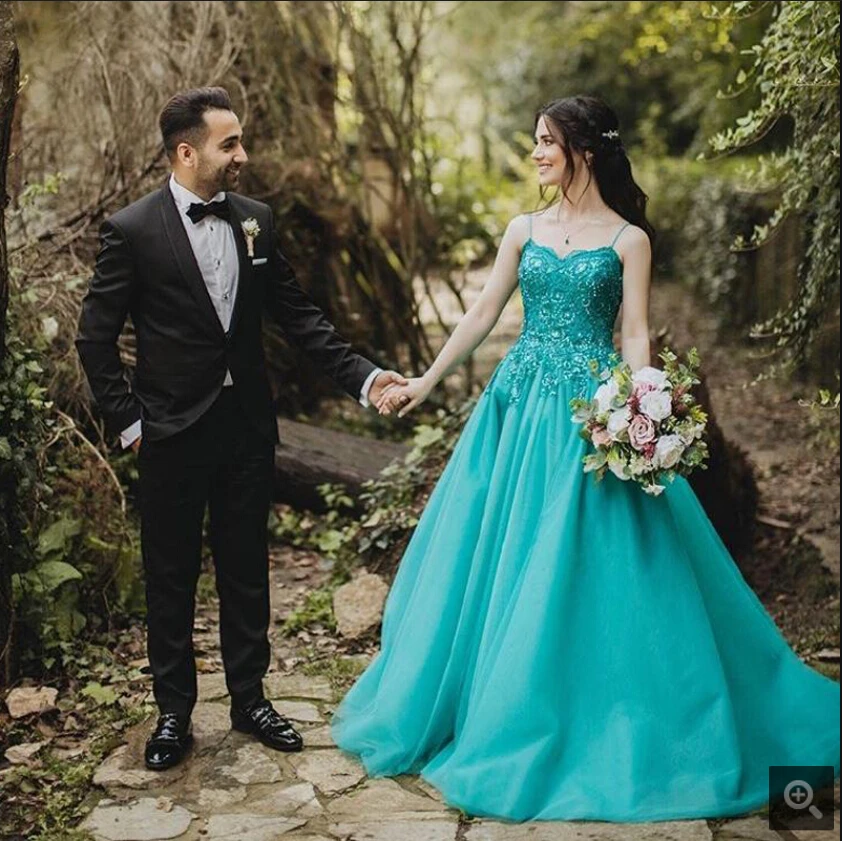 vestido de festa бирюзовое зеленое бальное платье Выпускные платья Спагетти ремень возлюбленной шеи блестками вышитые бисером вечерние платья на выпускной горячая распродажа