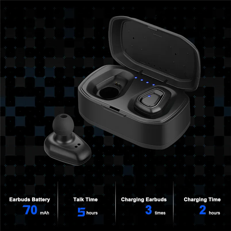BT5.0 мини беспроводные Bluetooth наушники A7 Беспроводная гарнитура стерео Спорт Handfree наушники для телефона Fone De Ouvido 50DEC10