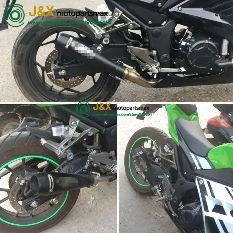 Глушитель для мотоцикла M4 выхлопная труба CBR125 CB400 CBR600 CB600 CB750 R25 Z250 R1100 модифицированный глушитель GP Escape