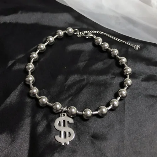 Silver 36CM Эксклюзивное колье с бабочками из нержавеющей стали в стиле Харадзюку unif, женское милое ожерелье в панк-стиле - Окраска металла: Silver 36CM