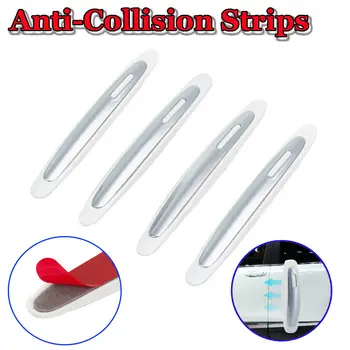 

White+Silver Car protection strip Door Edge-Scratch Anti-Collision Accessory