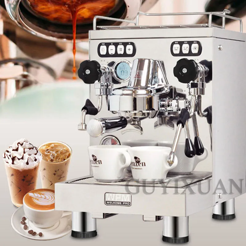 2600W Commercial Multifunction Espresso machine Fully semi-automatic coffee machine Stainless steel manual coffee machine