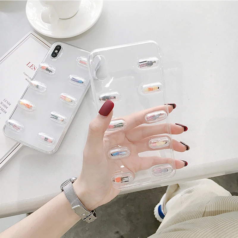 Чехол для iphone 7 8 6s 6 plus x xr xs max Мягкая силиконовая защитная крышка для задней панели бампера капсулы людей Забавный чехол для телефона на iphone x iphone 7