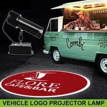 12V 24V транспортных средствах дренаж Logo проектор машина для рекламы в автомобиле светильник по индивидуальному заказу гобо с изображением картины вывесок рекламы на открытом воздухе
