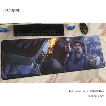 

Uncharted pad mouse 900x300mm computer gamer mouse pad Customized padmouse Boy Gift mousepad ergonomic gadget office desk mats