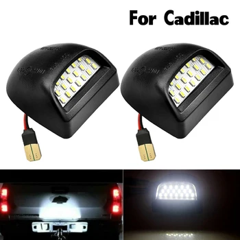 

2 Pcs Car Number License Plate Light Assembly for Cadillac Escalade ESV EXT Auto LED Reversing Running Tail Lamp Back Lantern