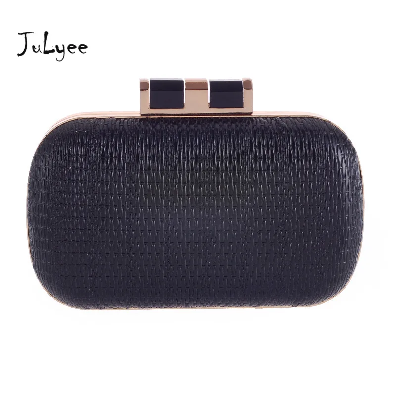 Julyee PU leather Women's mini evening bags Minaudiere fashion clutch banquet bag girls Messenger shoulder bag female