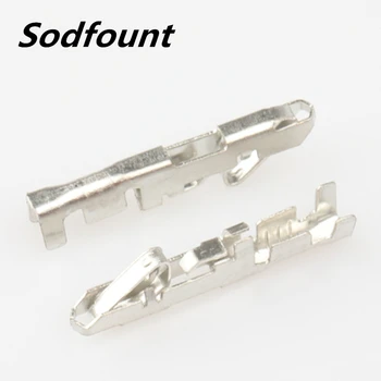 

100pcs H62 brass tinned 2.0mm male car connector terminal block DJY7161-2