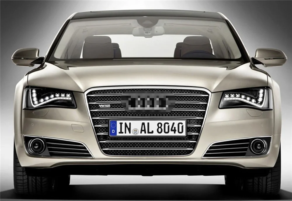 Для Audi A8 2011 2012 2013 крышка фары автомобиля объектив Замена Прозрачный передний авто чехол