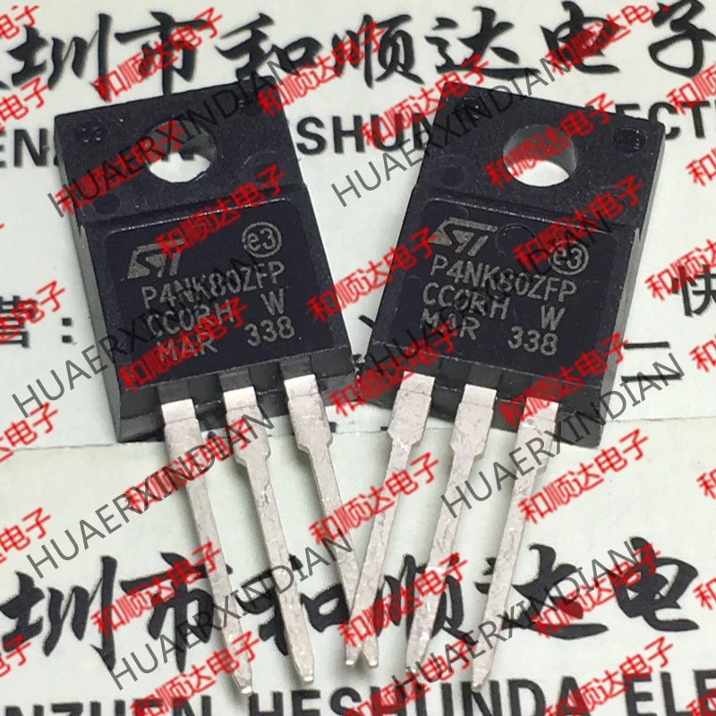 20 шт./лот P4NK80ZFP STP4NK80ZFP TO-220F 800V 3A