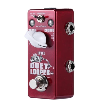

New Hot Xvive D3 Guitar Pedal Looper Dual Stereo Looper Guitar Effects Pedals Full Metal Shell Guitar Parts & Accessories