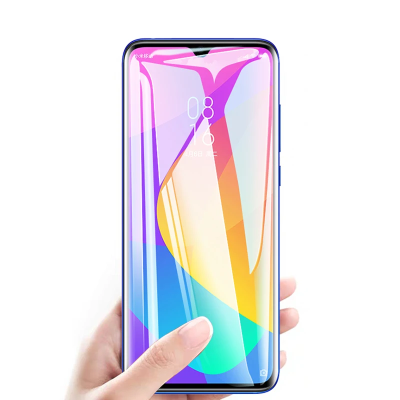 Закаленное стекло для Xiaomi Mi Note 10 CC9 Pro пленка с жидким клеем защиты экрана CC 9 8 7 redmi