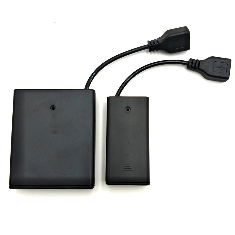 

10pcs/lot ON/OFF Switch 2x 3x 4x AA Batteries Holder Storage Box 3V/4.5V/6V USB Power Supply Battery Case For LED Strip Lights