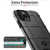 Pour iPhone 12 11 Pro XR XS Max X 6S 7 8 Plus SE2022 Fiber Rocailleuse Bouclier En Caoutchouc Mat Anti-chute Antichoc Armure Anneau Housse ► Photo 2/6