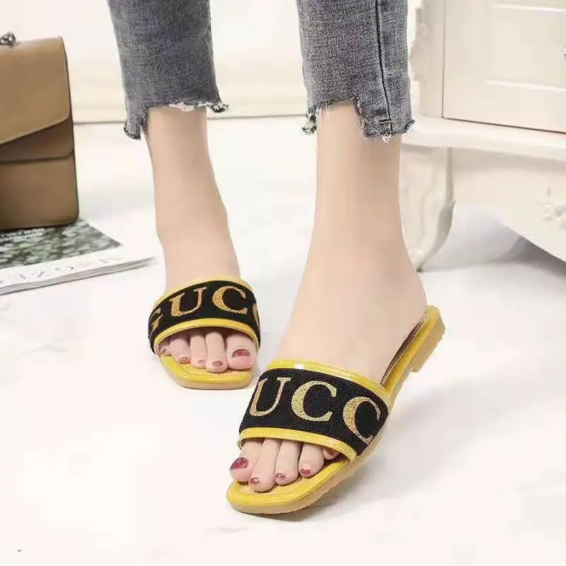 Zapatillas muje/Новинка года; дизайнерские женские шлепанцы; слипоны с клубничкой; прозрачные женские сланцы Летняя обувь