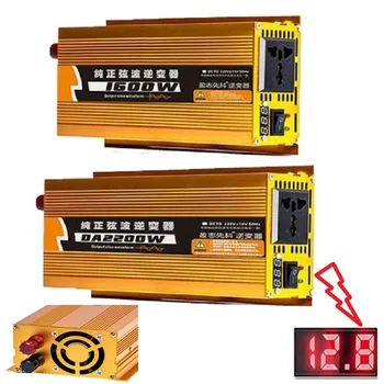 

Pure Sine Wave Inverter DC 12v/24v To AC 220V 1600W 2200W Voltage Transformer Power Converter solar Car Inverter