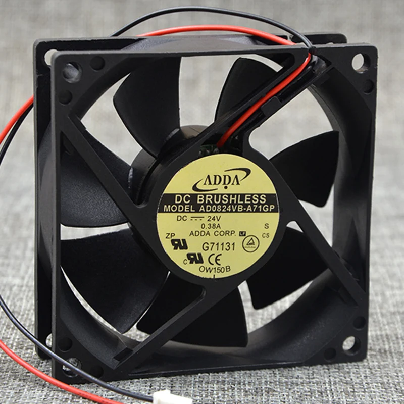 

AD0824VB-A71GP For ADDA 8025 DC 24V 0.38A cooler Frequency Cooling Fan