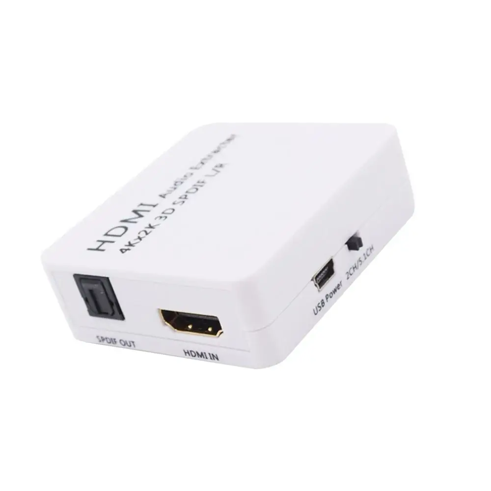Аудио экстрактор 4K HDMI к HDMI и оптический Spdif 3,5 мм стерео портативный HDMI аудио экстрактор