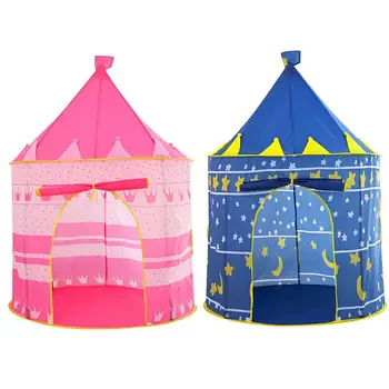 

Portable Children Play Tent Foldable Princess Castle Tulle Children Kids Game Play Tent Outdoor Indoor Castle Playhouse Toy