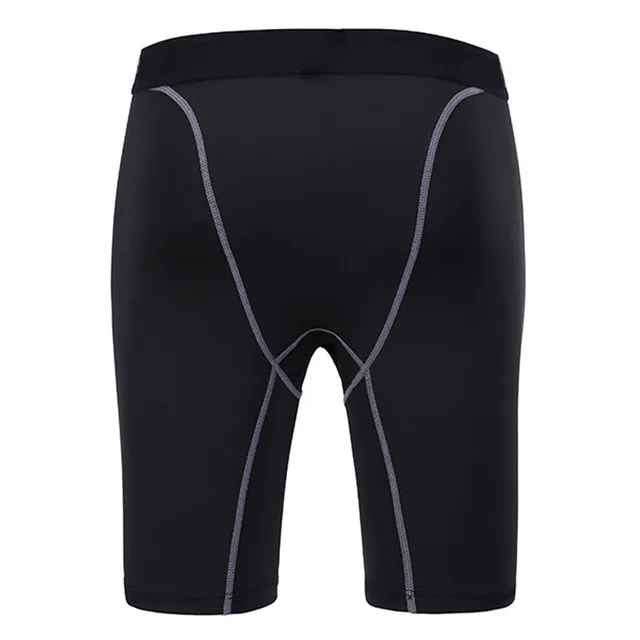 Men Compression Shorts Running Tights Man Quick Dry Gym Fitness Sport Running Male Shorts black