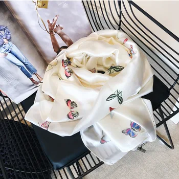 

2020 Women Scarf Winter Hijabs Tessale Tassels Long Lady Shawls Cashmere Like Pashmina White