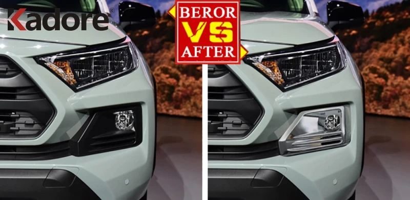 Для Toyota RAV4 RAV 4 Adventure Limited LE XLE Hybrid 2019 2020 хромированный передний противотуманный