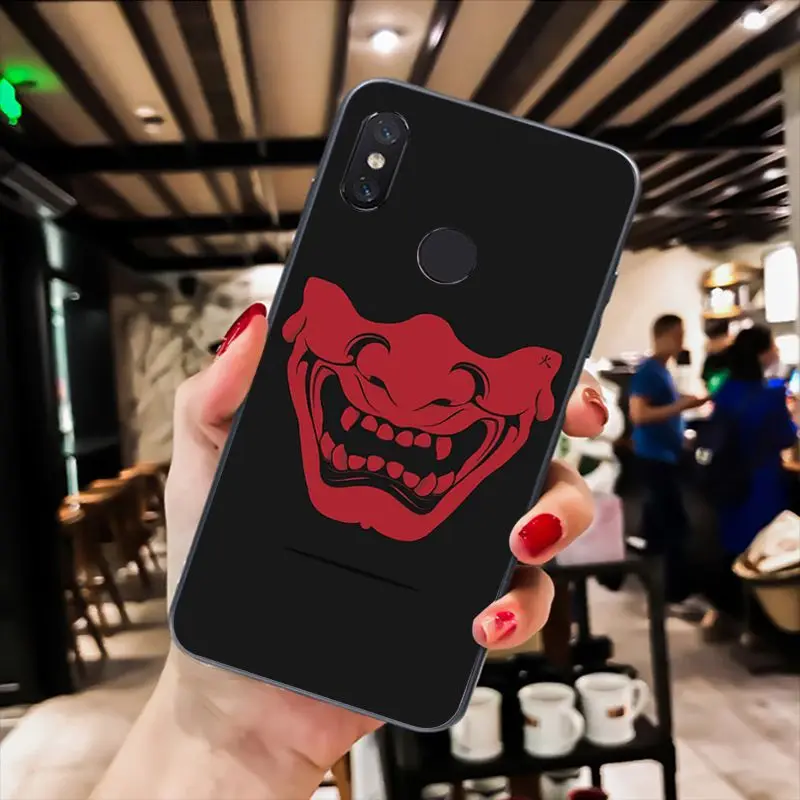 Japanese samurai oni mask