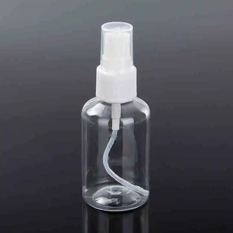 

Cosmetic Container 50/80/100ml 10 Pieces Alcohol Disinfection spray bottle Empty Clear Plastic spray Bottle