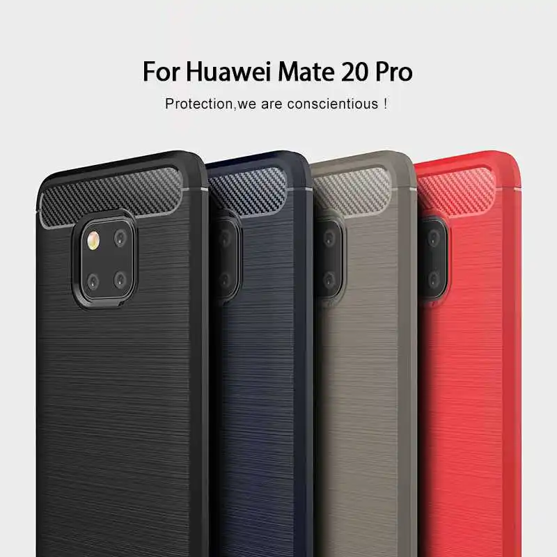 

Mokoemi Shock Proof Soft Silicone 6.3"For Huawei Mate 20 Pro Case For Huawei Mate 20 Pro Cell Phone Case Cover