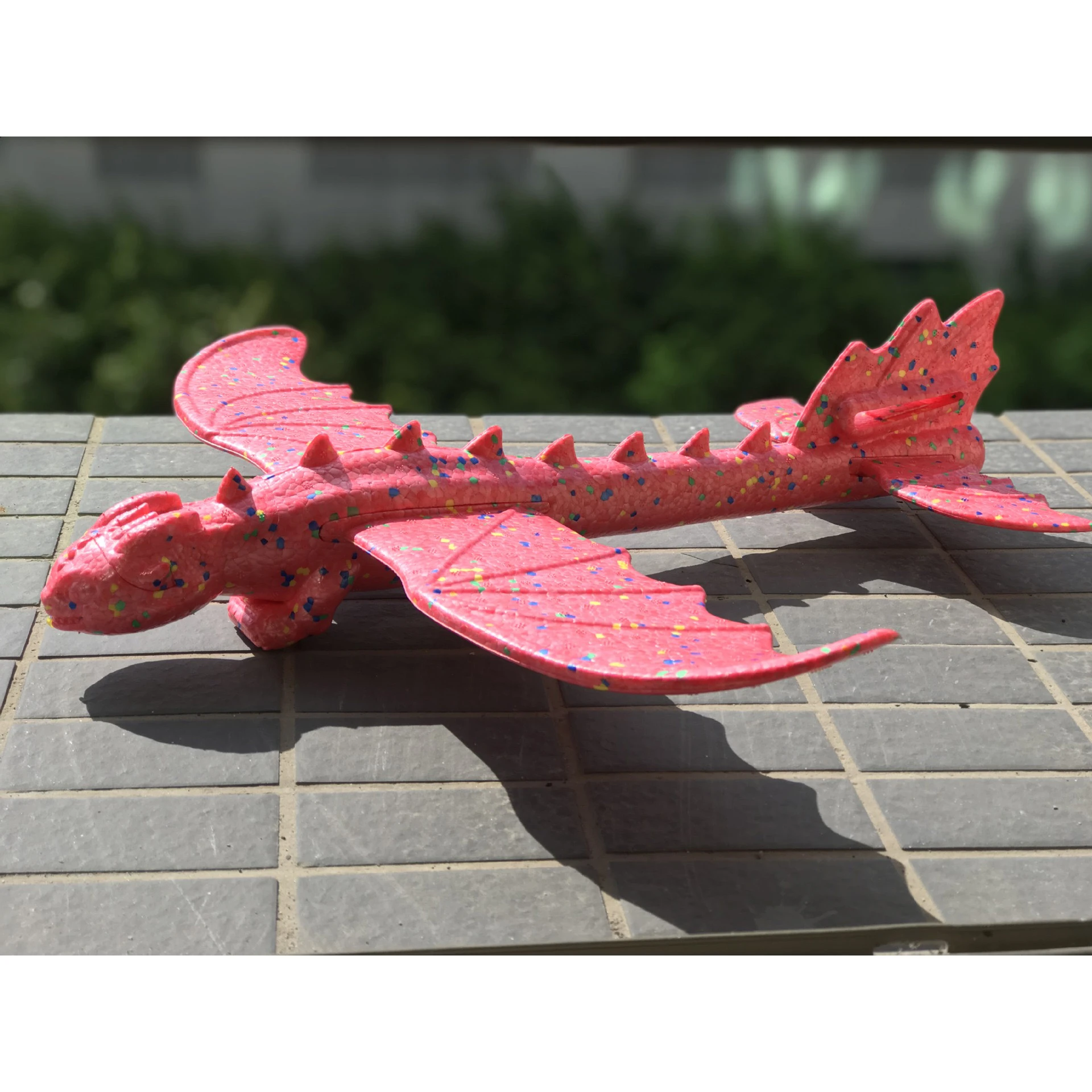 48cm Inertial Foam EPP Plane Toy Chinese Dragon Hand Launch Throwing Glider 