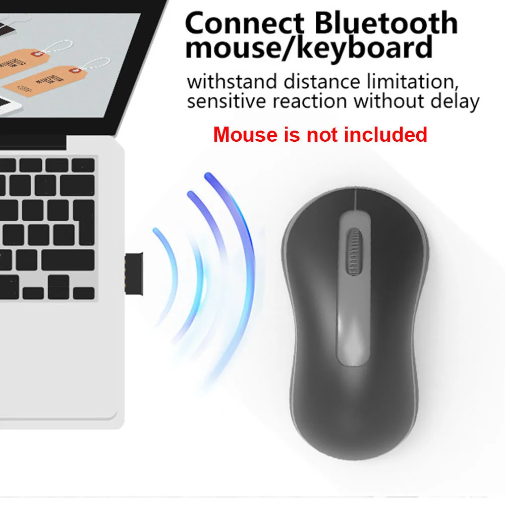 Bluetooth Adapter 5.0 USB Desktop Computer Free Drive Bluetooth Audio Receiver Dongle Music Audio Receiver Transmitter Universal