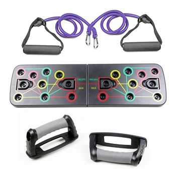 

1pc Comprehensive Fitness Exercise Push-up Stands For GYM Body Training 10 in 1 Push Up Rack Board Men Women Home