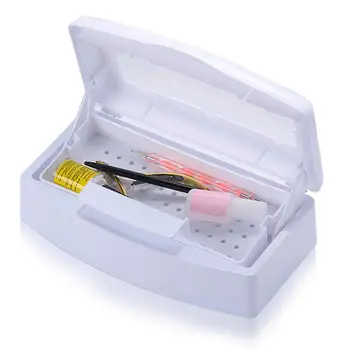 

Sterilizer Tray Box Alcohol Disinfection Box Salon Nail Metal Tools Disinfector Manicure Implement Alcohol Disinfection Box