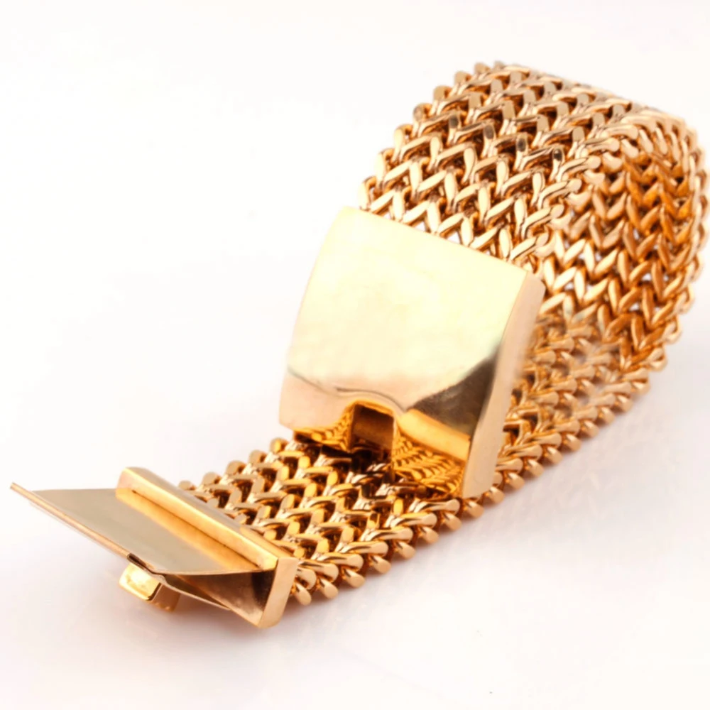 Тяжелый 8,6" длинный 30 мм широкий серебряный или золотой цвет Франко Роло цепь из нержавеющей стали браслет байкер Мужская цепь браслет ювелирные изделия