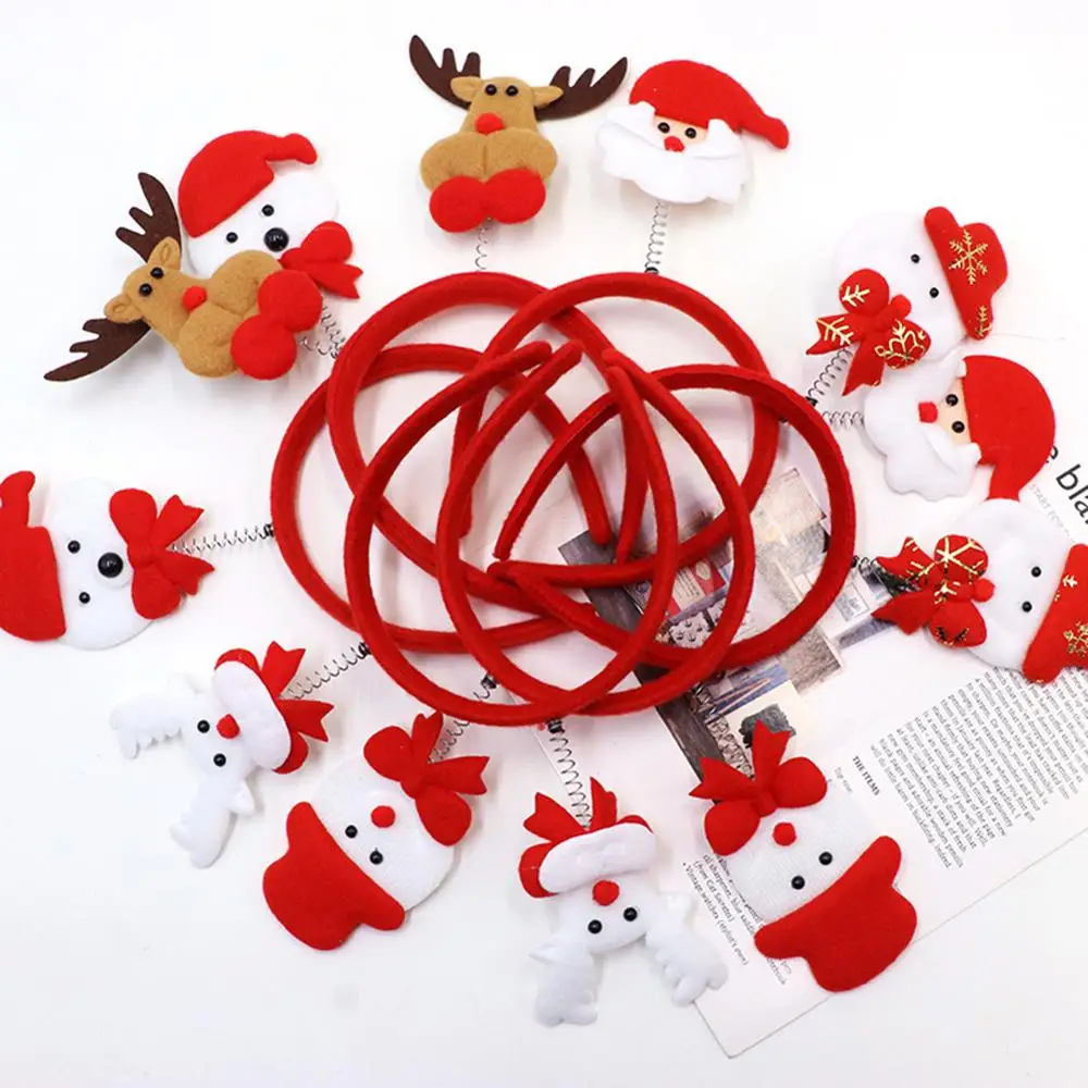 Год Рождество олень обруч на голову с рогами крюк для взрослых и детей подарок голова аксессуар - Цвет: 12PCS