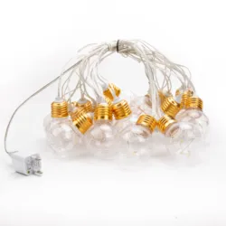 2022NEW 20 Bulbs LED Festoon Party Lights Garland String Fairy Lights for Wedding Events lights Garden Party Bar Bistro