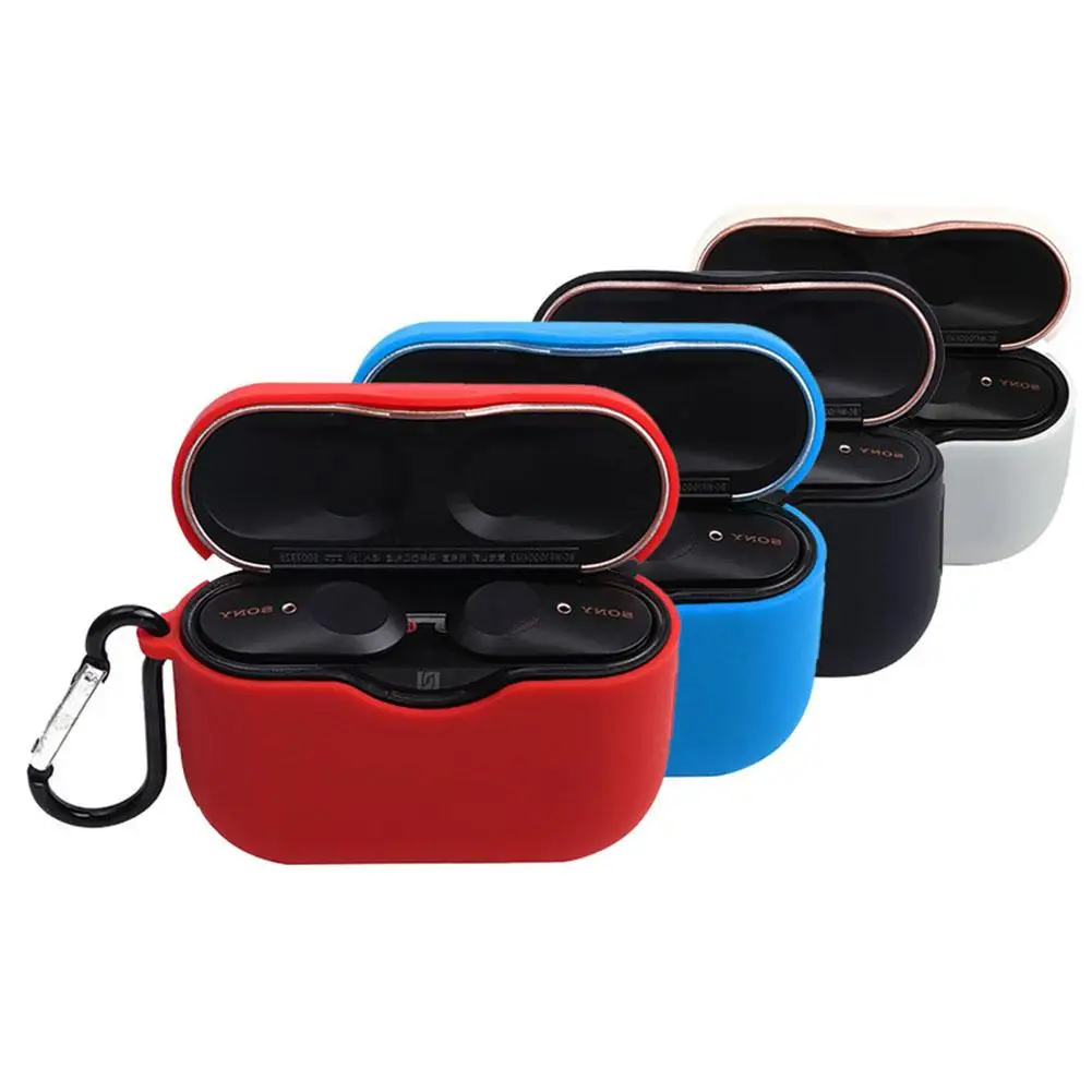 

Anti-Drop Headphones Protective Case Silicone Cover Case Portable Bluetooth Headset Storage Bag Carrying Box For Sony WF-1000XM3