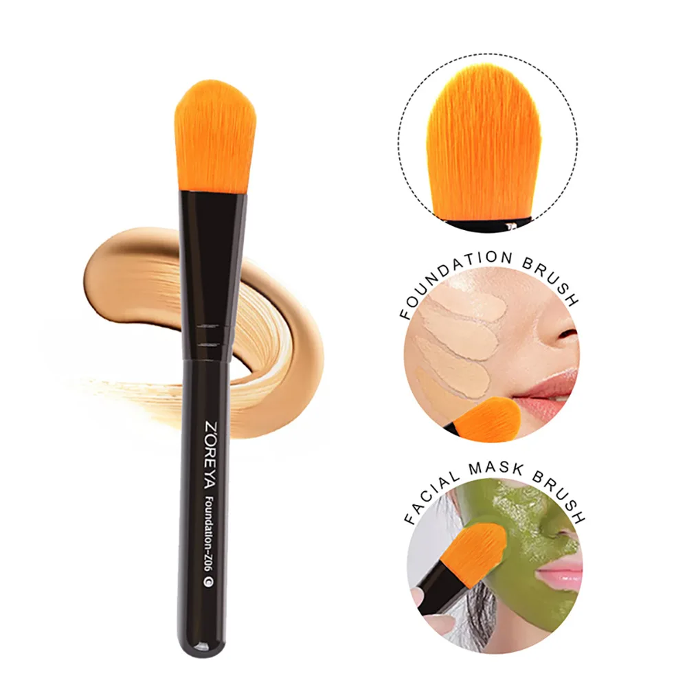 

Cross Border Hot Selling a Generation of Fat Makeup Brush Customizable Nylon Wool Makeup Brush Powder Foundation