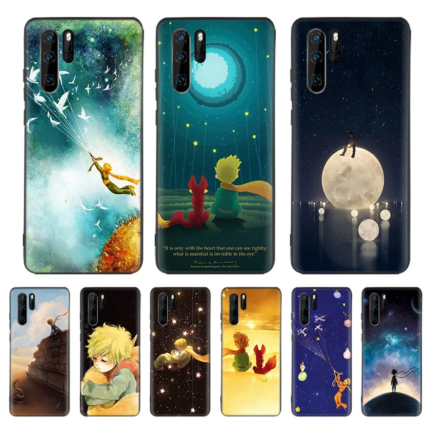Черный чехол для телефона Little Prince для huawei mate 30 20 10 P30 P20 P10 Pro Lite P Smart Z Роскошный чехол