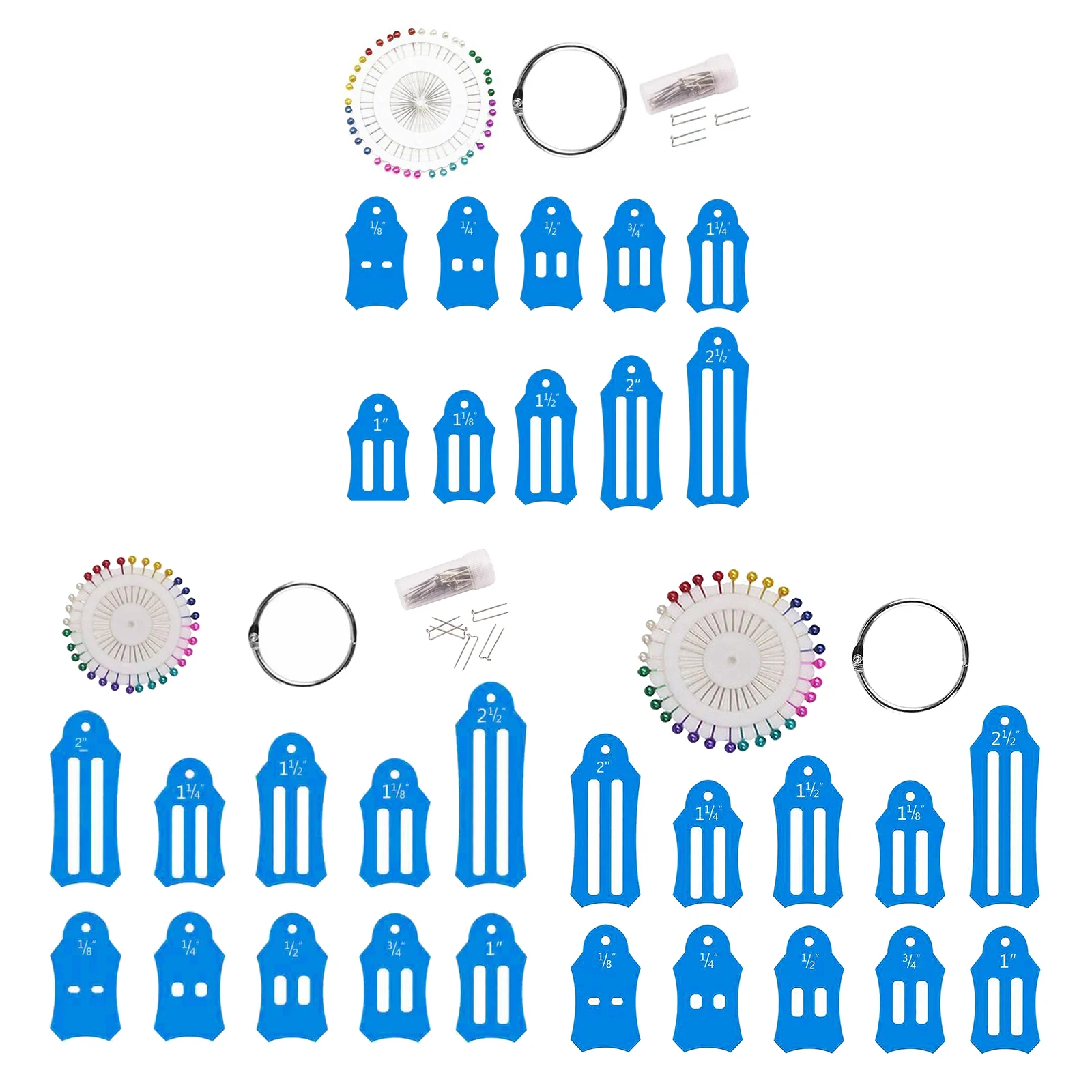 Jelly Roll Sasher Tool Folding Fabric Bias Tape Makers Kit Practical Biasing Tape Maker Set Basic Tool for Sewing Quilting