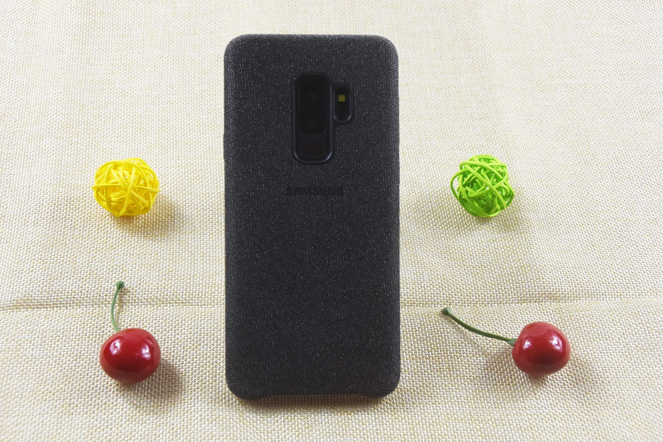 Замшевый кожаный чехол для samsung Galaxy S9 с защитой от отпечатков пальцев, задняя защитная крышка для samsung S9+ Phone S9 Plus - Цвет: Black