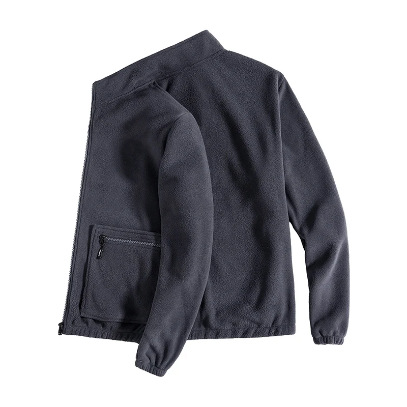 

Puimentiua 2019 Autumn Winter Fashion Male Jacket Men Soft Shell Fleece Warm Army Green Men Windbreaker Black Plus Size Coats