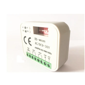 

300-900MHZ AC DC 9-30V Universal receiver suits FAAC DITEC CAME DOORHAN Hormann SOMFY transmitter/remote control