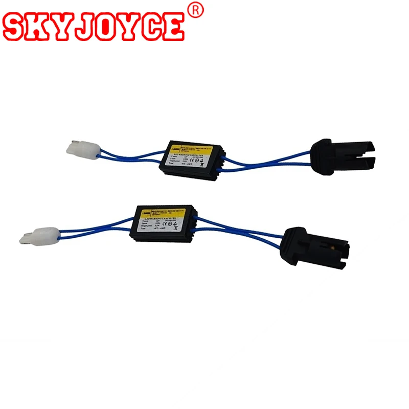 SKYJOYCE 10Pairs/Lot 12V T10 Hard LED Warning Canceller Decoder NO Error Canbus OCB Load Resistor Car Styling Wiring Adapter | Автомобили